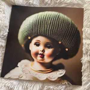 New! /Doll-themed Lined Writing Journal With AI Cover Image